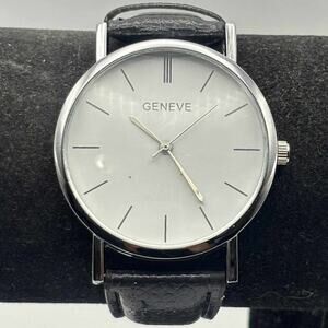 Black Geneva Men's Watch